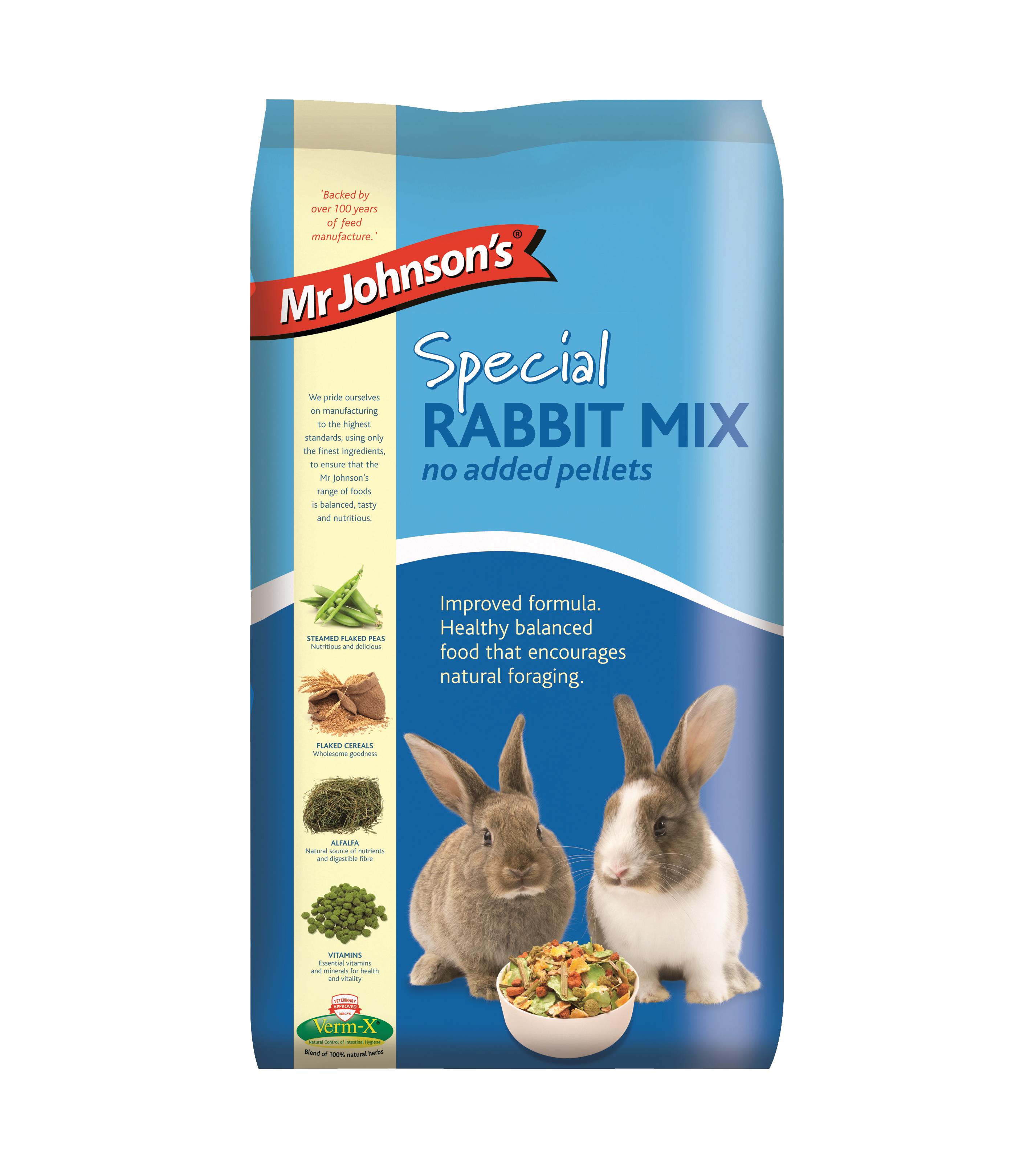 Mr Johnson's Special Rabbit Mix-No Added Pellets